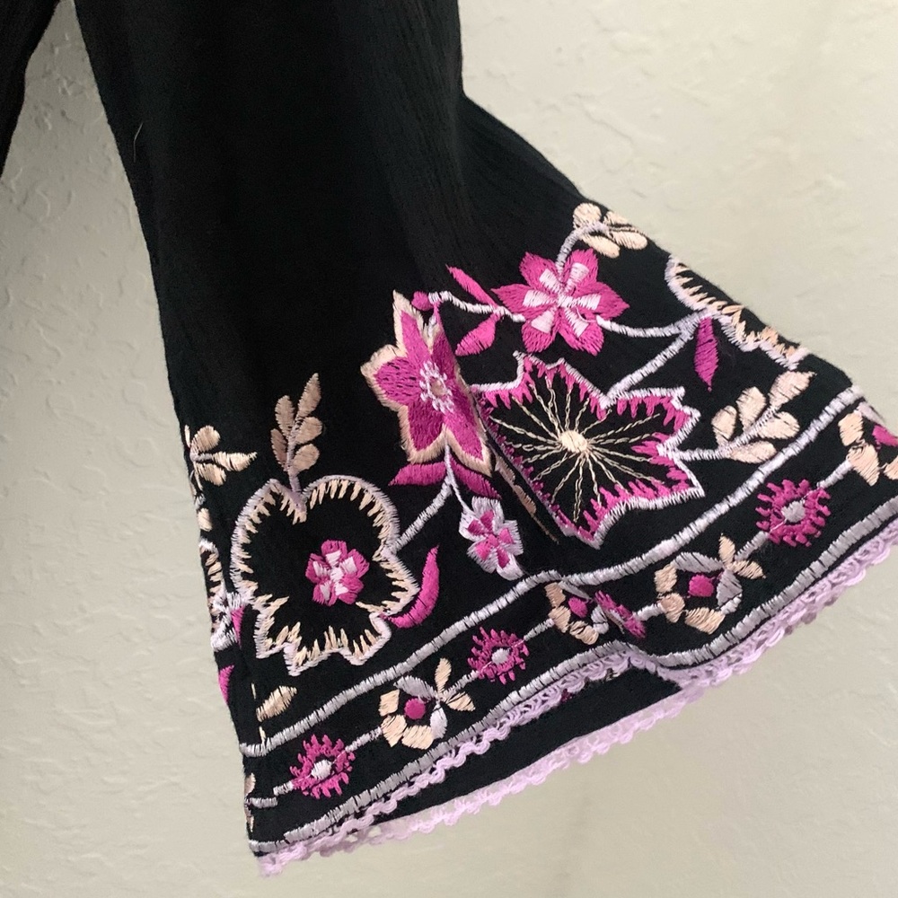 Misa Los Angeles Black Embroidered Dress - Picture 6 of 14